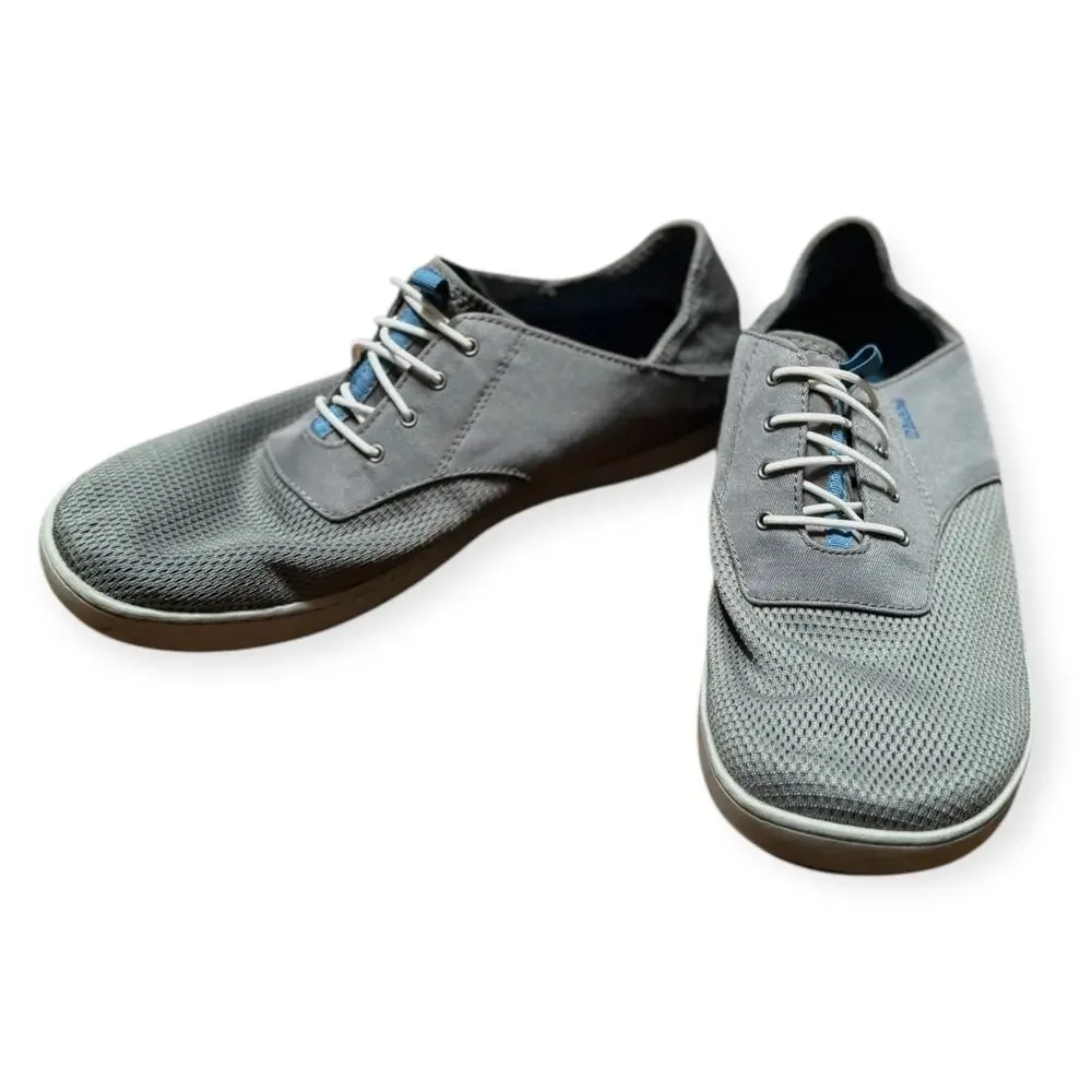 Olukai Men's Size‎ 12 Nohea Moku Sneakers Gray Sporty Boat Shoe Outdoor Gorpcore